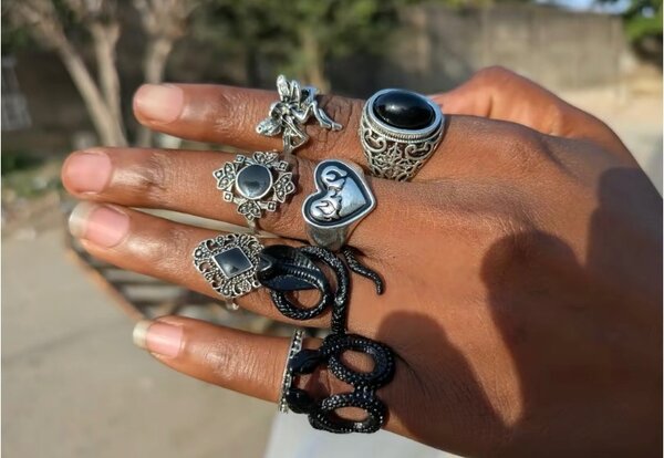 Gothic Stainless Steel Rings
