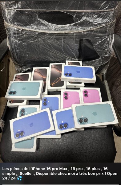 iPhone 16 Violet Neuf