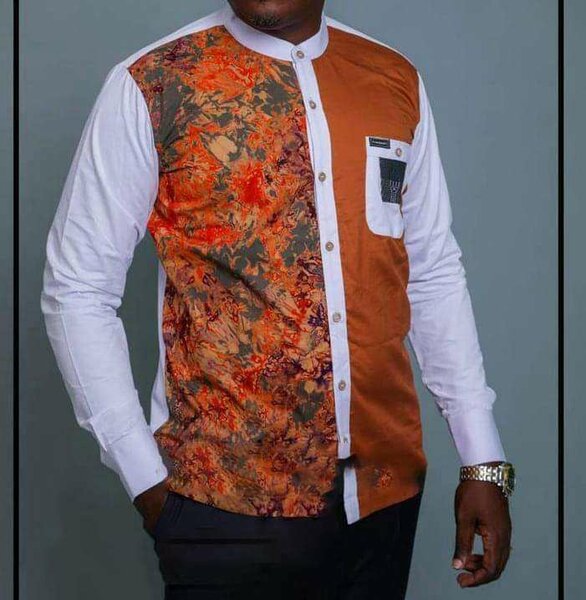 Chemise à motifs élégante