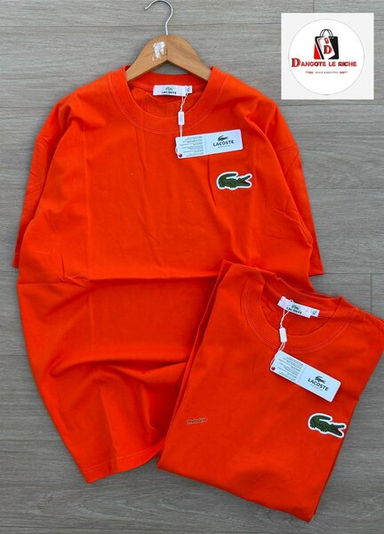 T-shirt orange Lacoste