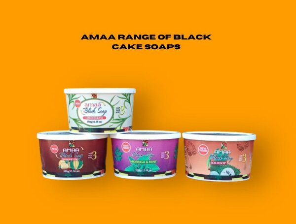 AMAA RANGE OF BLACK SOAPS