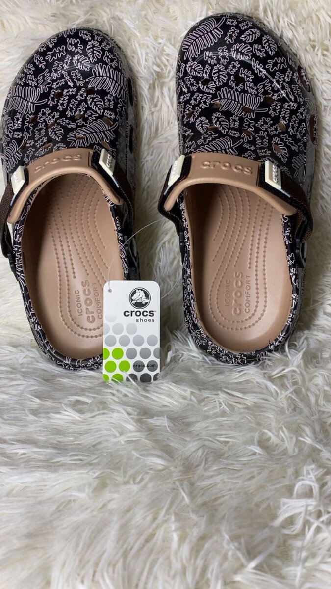 Sabots Crocs à motif floral