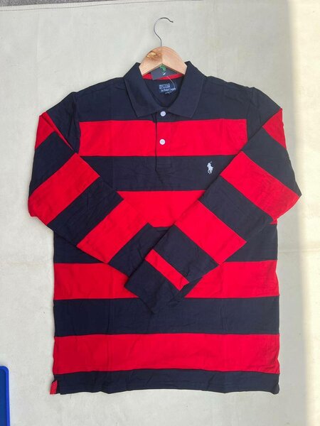 Polo à Rayures Homme Classique