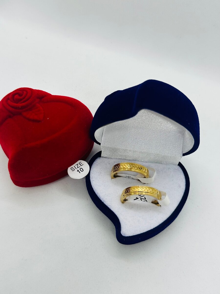 Bague Alliance Dorée avec Écrin