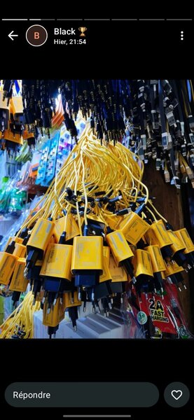 Chargeur USB pour téléphone