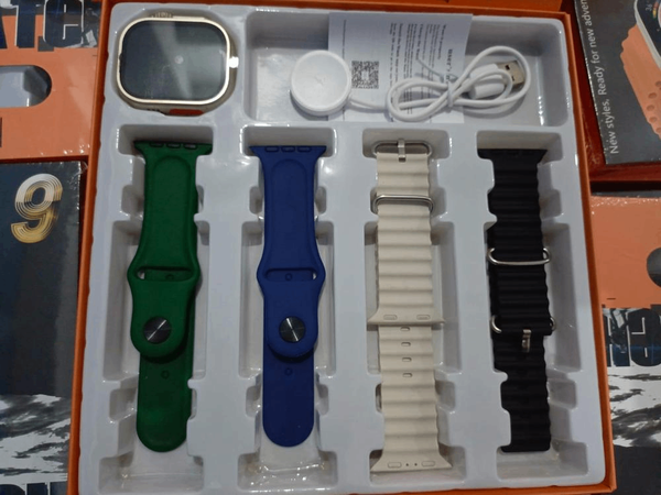 4 in 1 straps ultra smartwatch