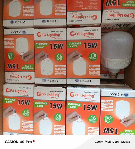 Ampoule LED rechargeable 15w