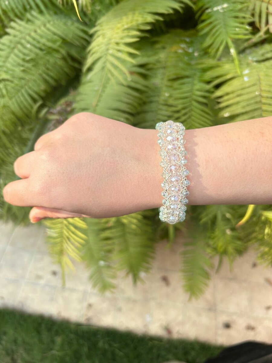 Crystal Beaded Bracelet