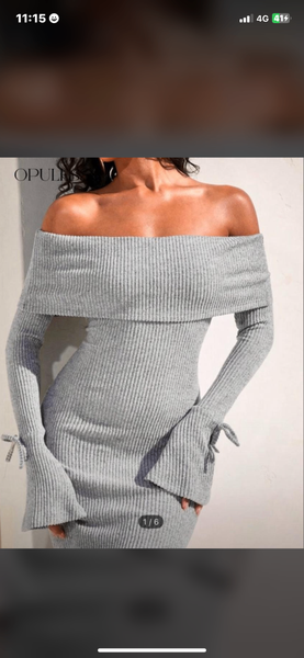 Robe Pull Épaules Dénudées