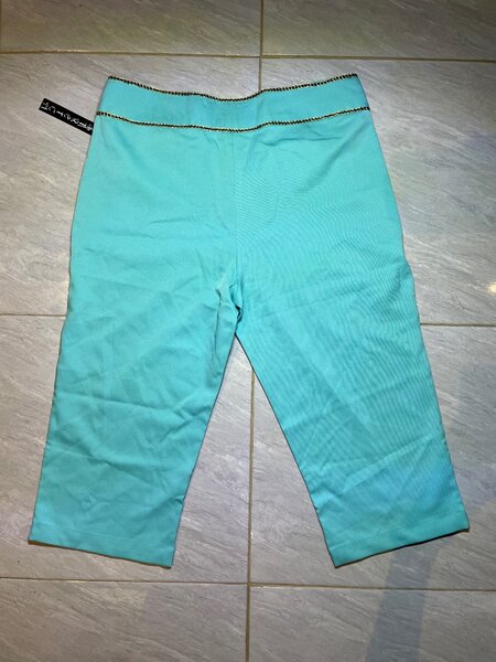 Teal Bermuda shorts