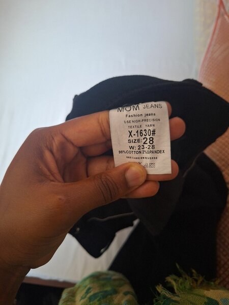 Dark mom jean