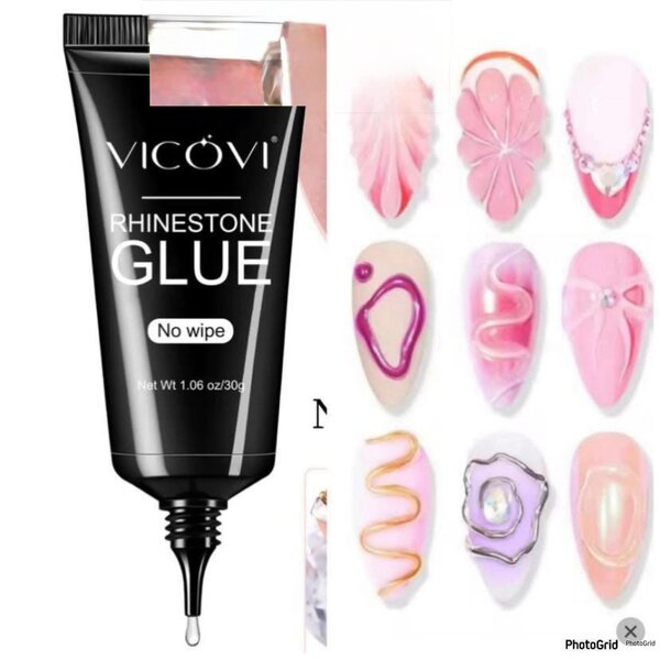 Colle à strass pour ongles