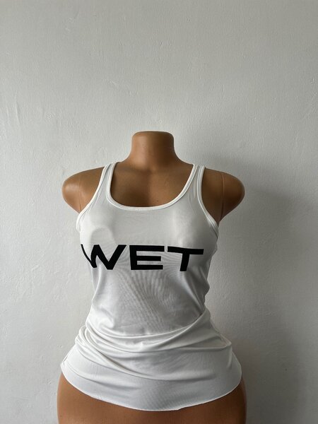 Wet tank top