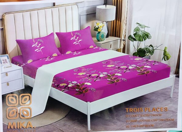 Parure de Lit Trois Places