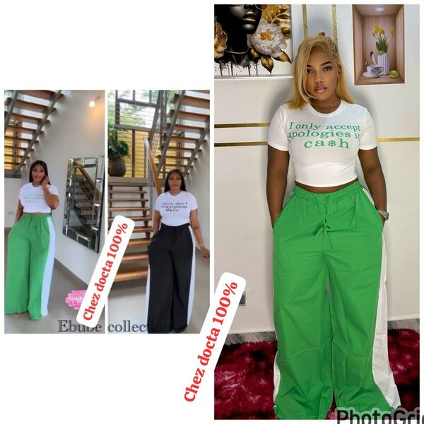 Ensemble dame pantalon et haut