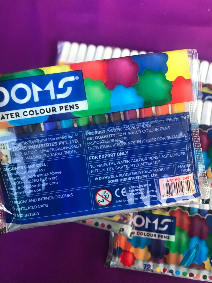 Stylos aquarelle DOMS 12 pcs