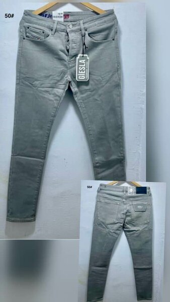 Jean Gris Homme Confort