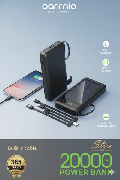 Power bank solaire 20.000mAh