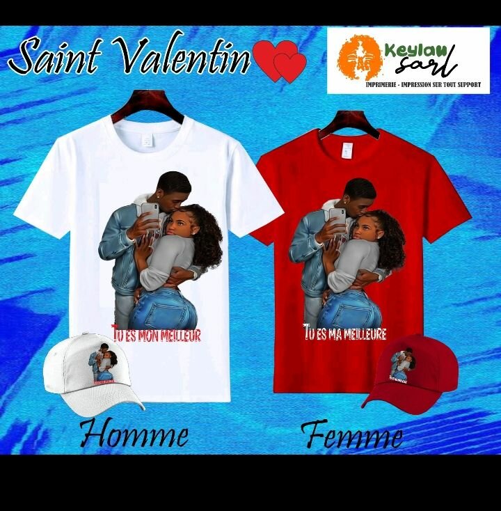 T-shirt Saint Valentin Couple