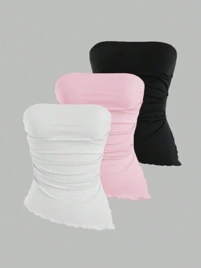 Top Bustier Élastique Femme