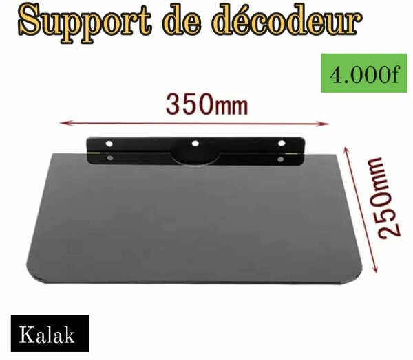 Support de décodeur et console de jeux