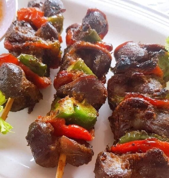Brochettes de gésiers épicées