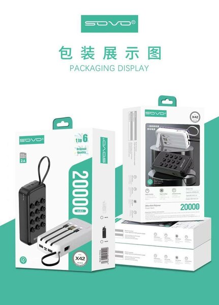 Power Bank 20000mAh X42 Rapide