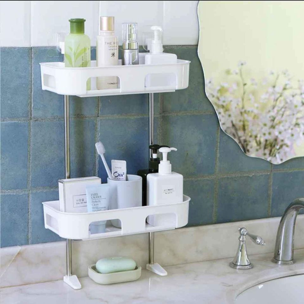 📌🛍 MINI ÉTAGÈRE DE RANGEMENT POUR SALLE DE BAIN ET CUISINE 👌🪛 SE POSE TRES FACILE