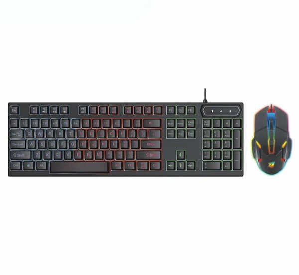 Clavier et souris filaire rétr