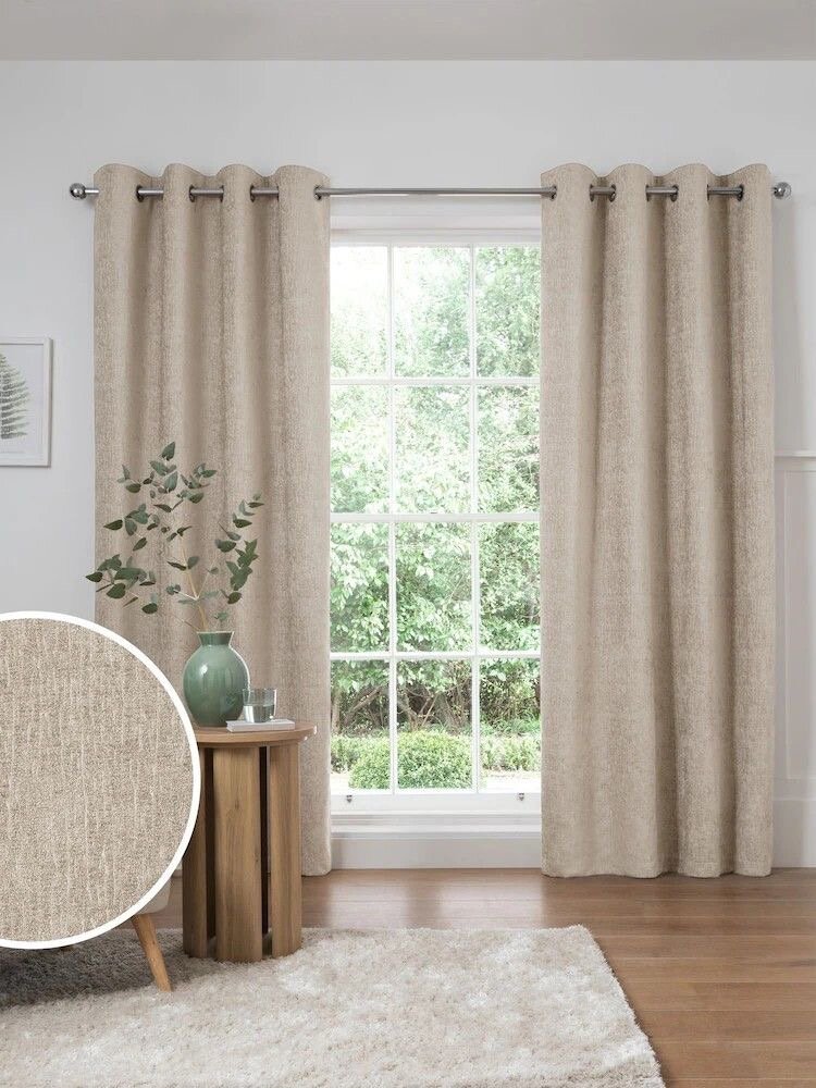 Rideaux occultants beige chic