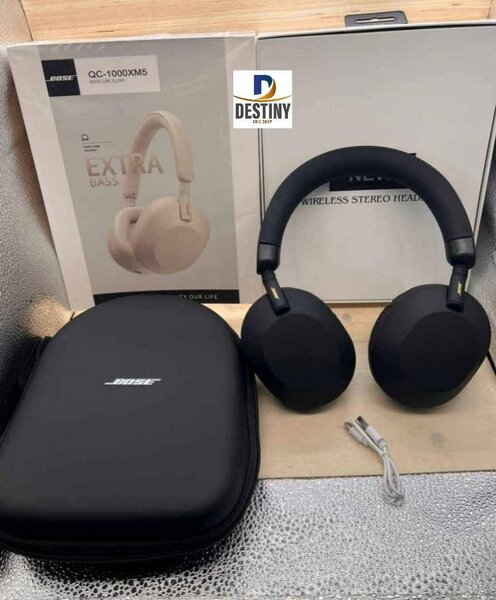 Casque bluetooth Bose muni d'un sac pure bass