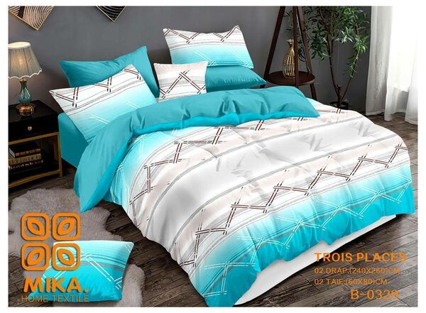 Parure de lit en coton Mika