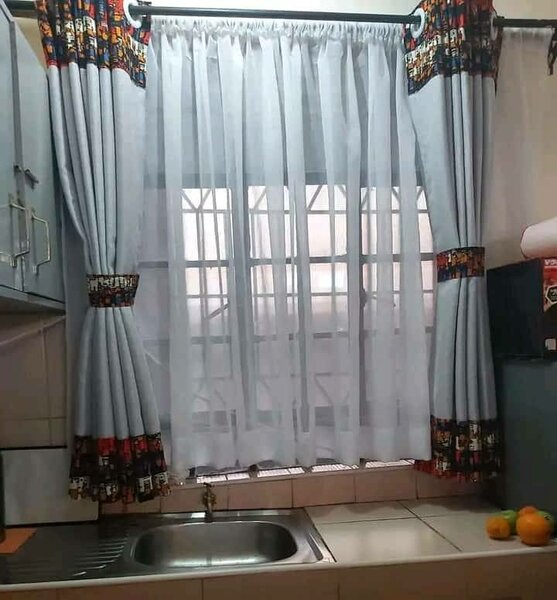 chitenge kitchen curtains