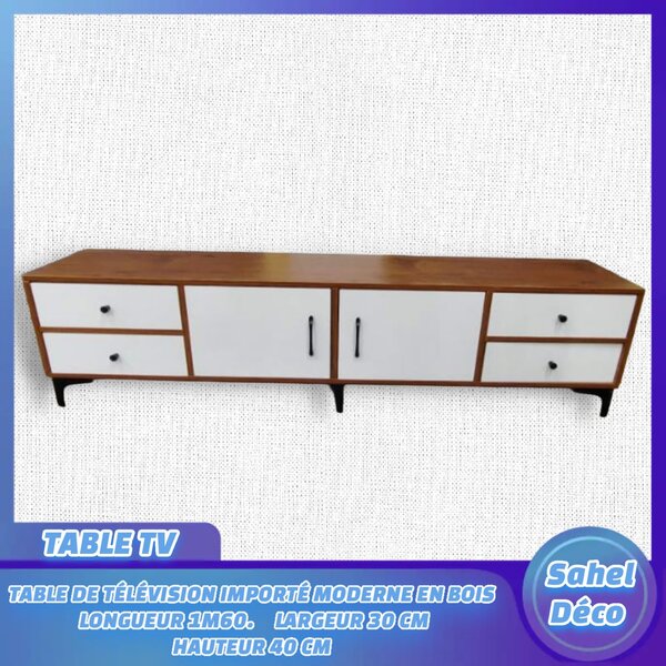 Meuble TV bois moderne