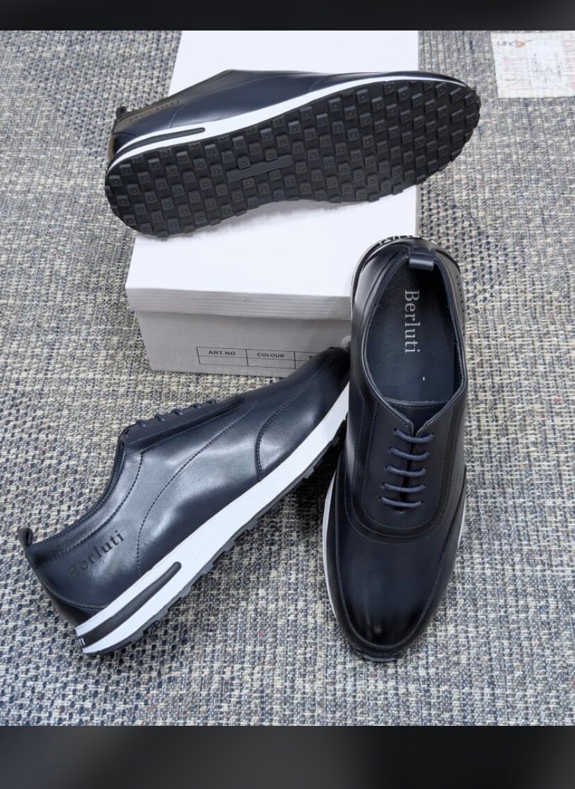 Chaussures homme cuir noir Benuti