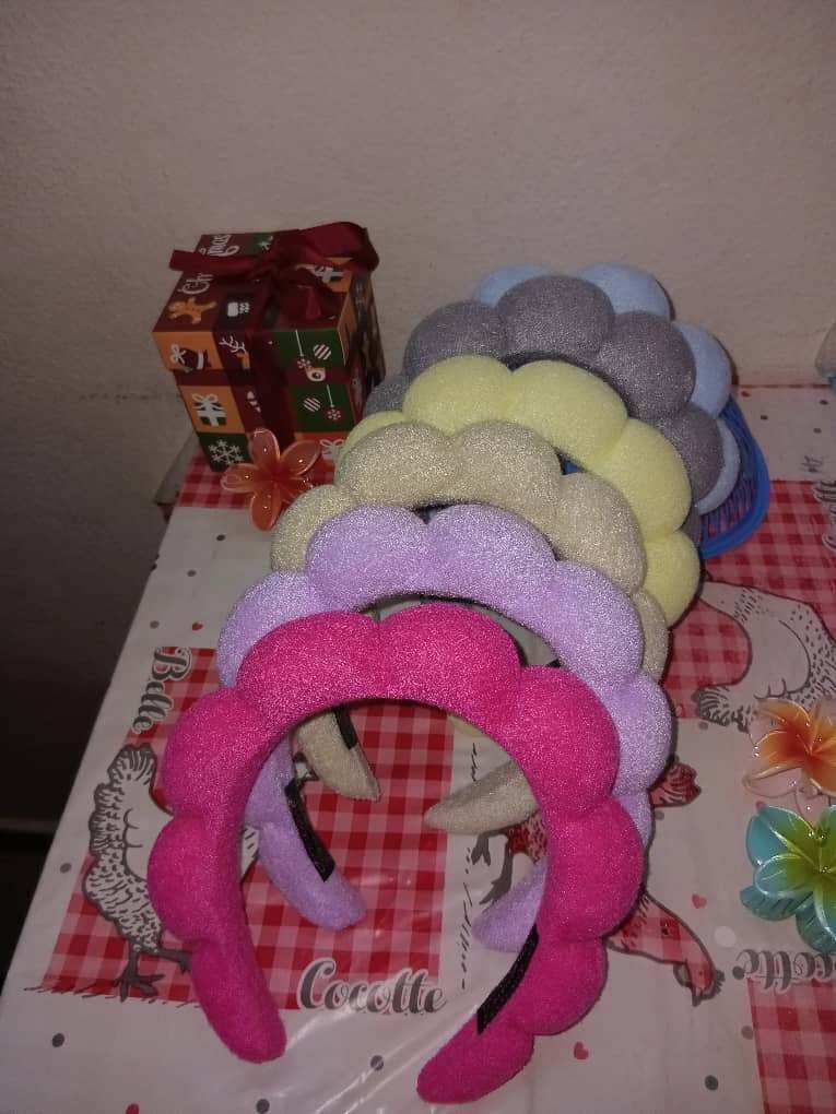 Serre-tête moelleux colorés