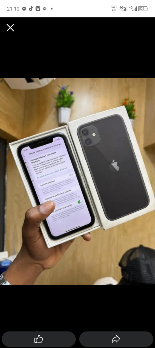 iPhone 11 Noir 64Go
