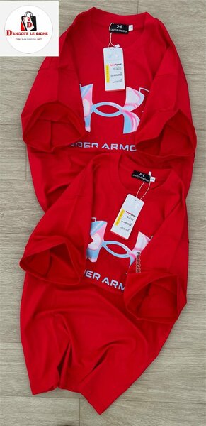 T-shirts rouges Under Armour