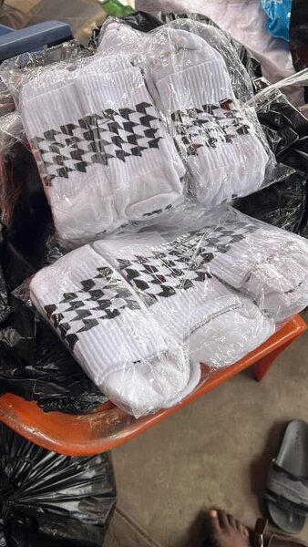 Chaussettes Blanches à Motif