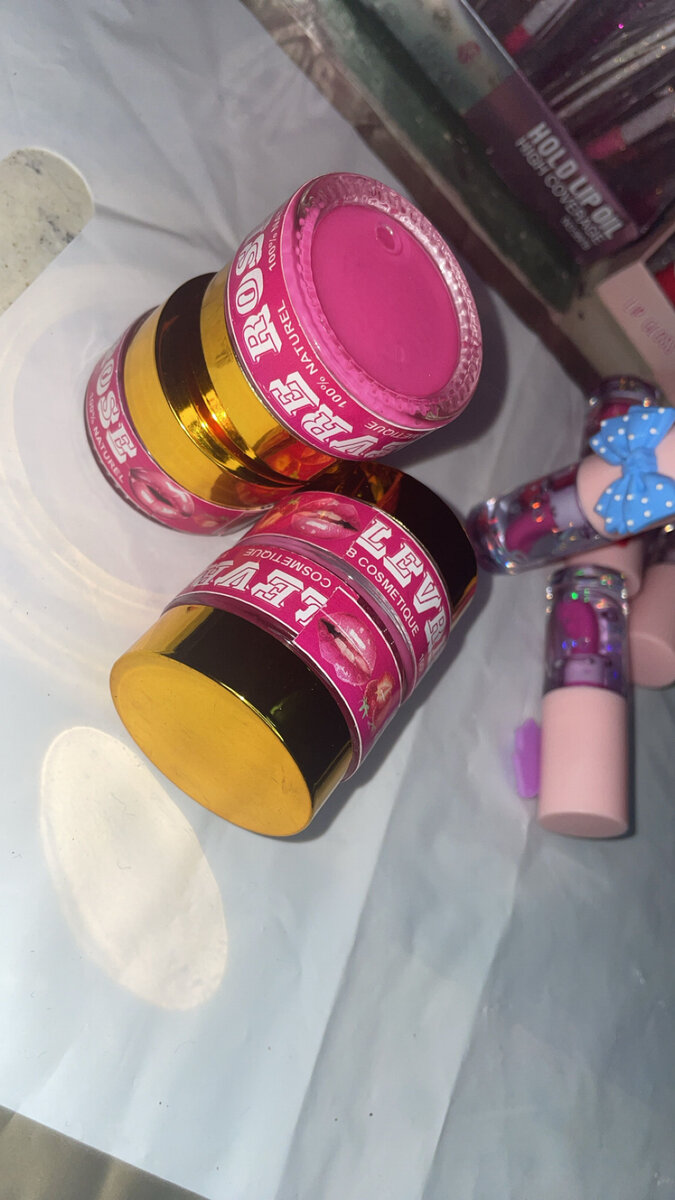 Produit de lèvre rose