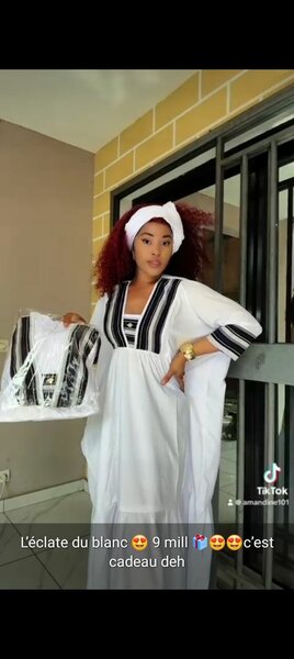 Robe bien long très élégante