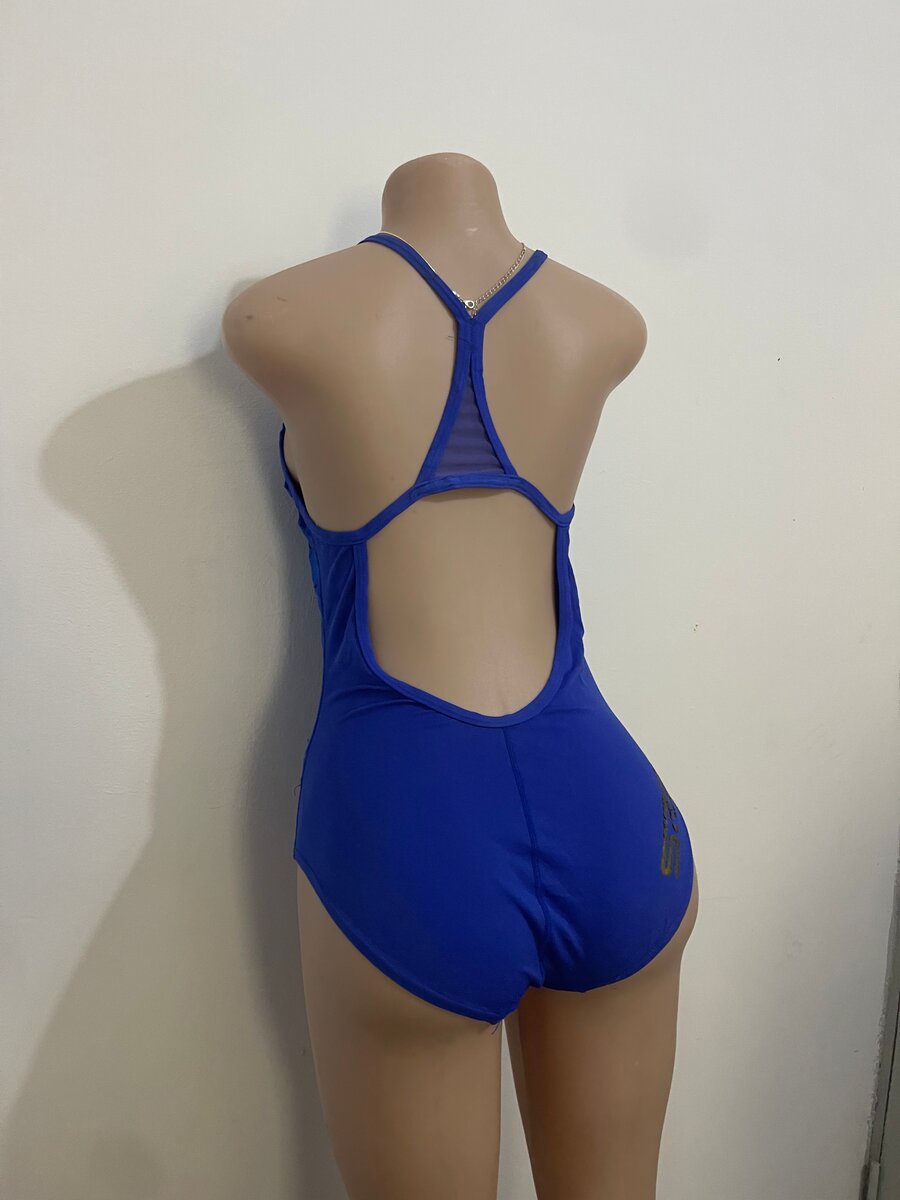 Women's Blue Floral Swimsuit