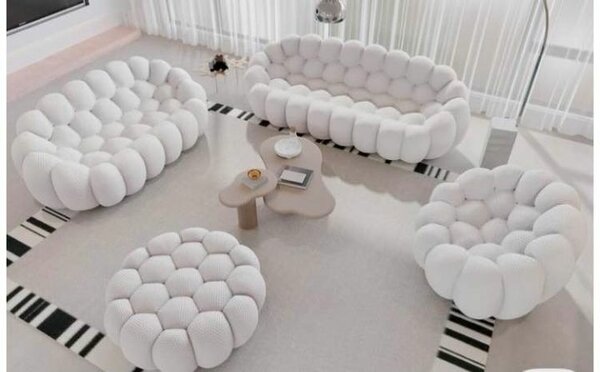 Canapé modulable blanc design