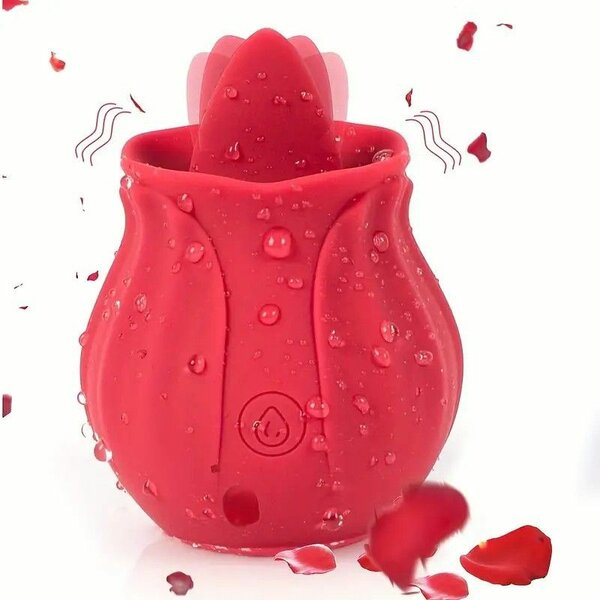 Rose licking vibrator