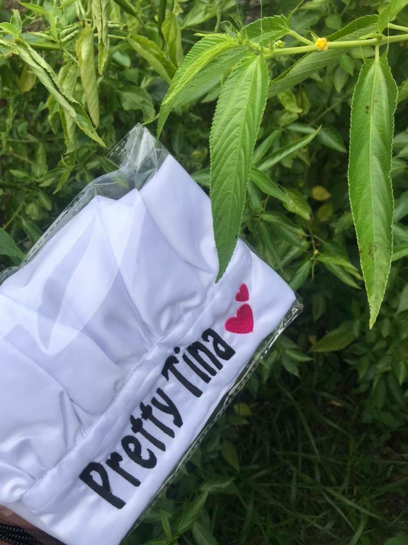 Customized hair bonnets available 65 cedis each