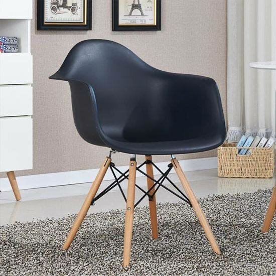 Chaise design moderne noire