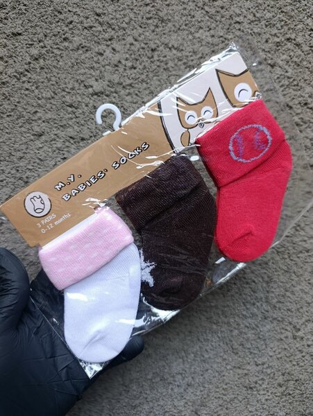 Chaussettes Bébés Douces 3 Paires