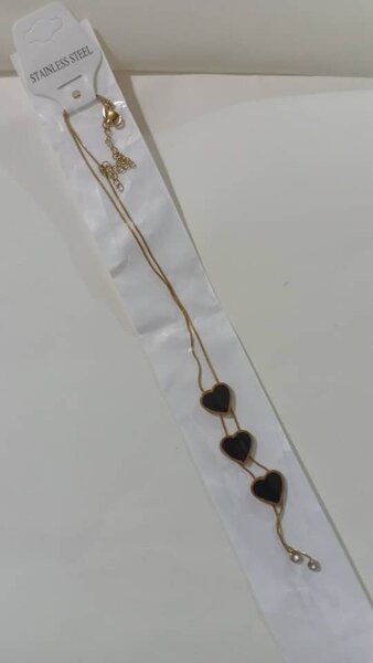 Collier en acier inoxydable avec pendentifs étoile