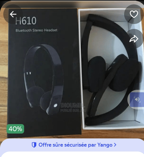 Casque Bluetooth Stéréo H610