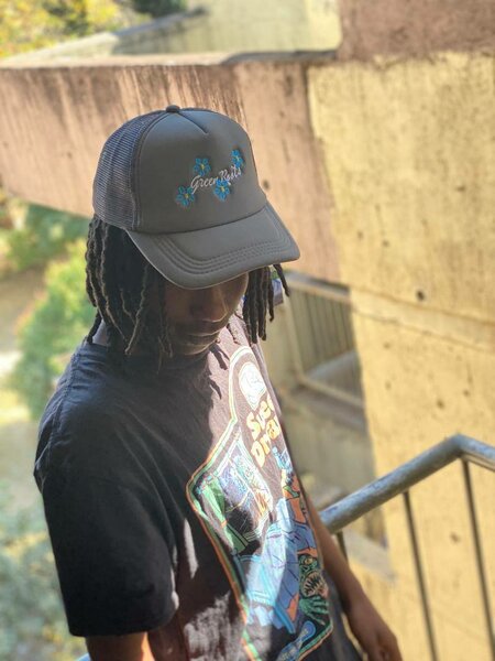 Floral Embroidered Trucker caps